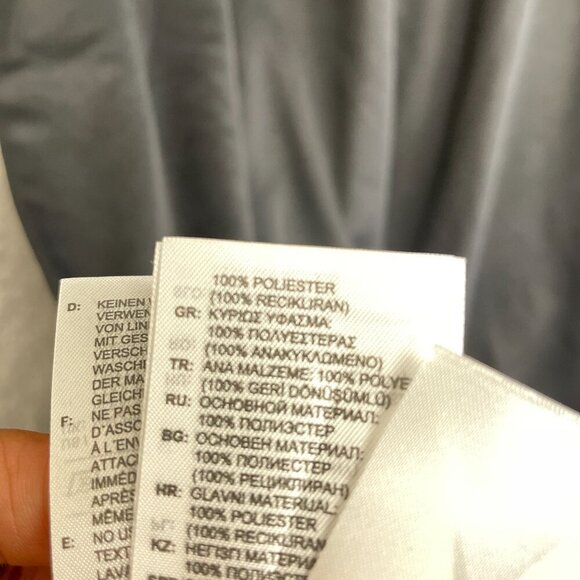 NEW Adidas Golf Polo Men's M Black & Gray Stripe Polyester Shirt - Picture 7 of 8